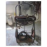 Torch Cart with Hose and Harris Regulators