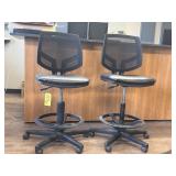 2 office chairs