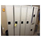 Six lockers