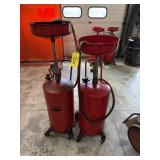 2 Pittsburgh 20 Gallon Oil Lift Drains