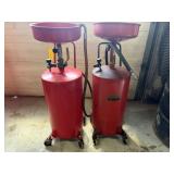 2 Pittsburgh 20 Gallon Oil Lift Drain