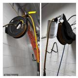 Pair of Central Pneumatic Air Hose Reels