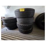 4- Used 19.5 in. Tires