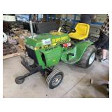 John Deere 214 Pulling Lawnmower