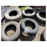 5 lightly used tires