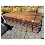 Pallet of plywood