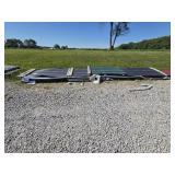 996 L.F. Quartz Black Metal roofing