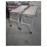 2 Werner Aluminum Work Platforms