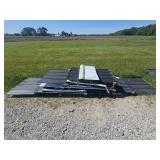 407 L.F. Black Metal Roofing and Soffit