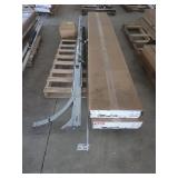10 Ft. X 9 Ft. White Garage Door with Glass
