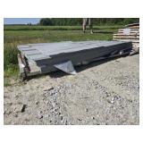 1233 L.F. Ash gray Metal roof