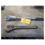 Crescent 3/4 in. Drive Rachet and 15 in. Wrench