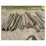 Pile of fence post