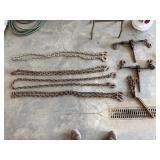 4 - 5ft Chains and 3 Binders