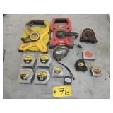 Staney and Milwaukee Tape Measures