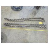 2- 10 Ft. Galvanized 1/2 in.  Tow Chains