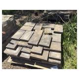 Pallet of landscaping stone