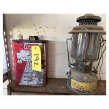 1956 Coleman lantern and fuel