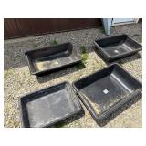 6 all purpose tubs