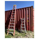 14ft Werner Step Ladder and Gorilla Ladder