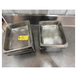 Stainless steel steam table pans