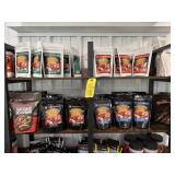 4 shelves of the sausage maker bags