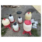 6 waters with four poultry pro Spickets