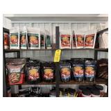 4 shelves of the sausage maker bags