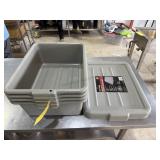 4 Craftworx 15in x 21in x 7in 50lb Meat Tubs