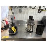 food processor and a juicer
