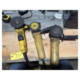 3 DeWALT Grinders