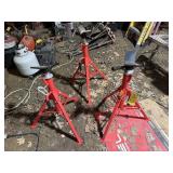 3 Vevor pipe jacks