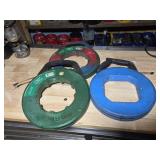 Greenlee Nylon and Ideal Metal Fish Tape
