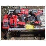 2 Milwaukee Fuel M18 Impact Wrenches