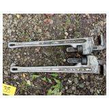 2-24in Ridgid Pipe Wrenches