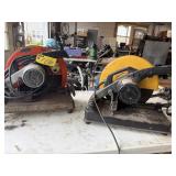 Two chop saws