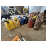6- 5 Gallon Fuel Cans