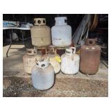 7 Propane Tanks