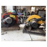 Two chop saws