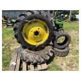 2- Agritrac 11.2.24 Tires & 2- Carlisle Tires