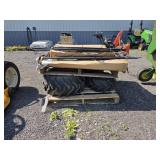 2017 Kubota B2601 Tires, Rims, Soft Sided Cab