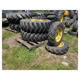 2- Firestone 13.6-28 & 2- Agritrac 8-16 Tires