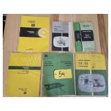 6 John Deere Ag Equipment Operator's Manuals