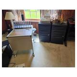 Office Supplies, Rolling Filing Cabinet & More