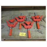 4- Bessey WS6 Angle Clamps