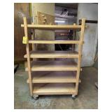 Wood Rolling Shelf