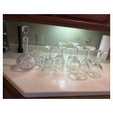 Antique Victorian cut glasses
