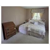 King Size Bed Frame and Slanted Secretary Desk