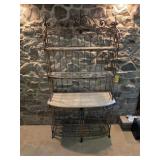 Wrought Iron 2 Piece Bakers Rack