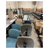 Office Chairs and Coat Racks